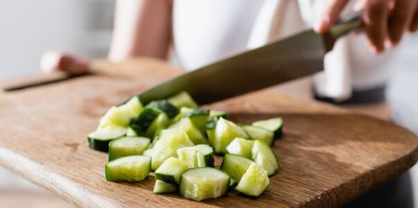 Cucumber - a low-calorie vegetable for relaxation