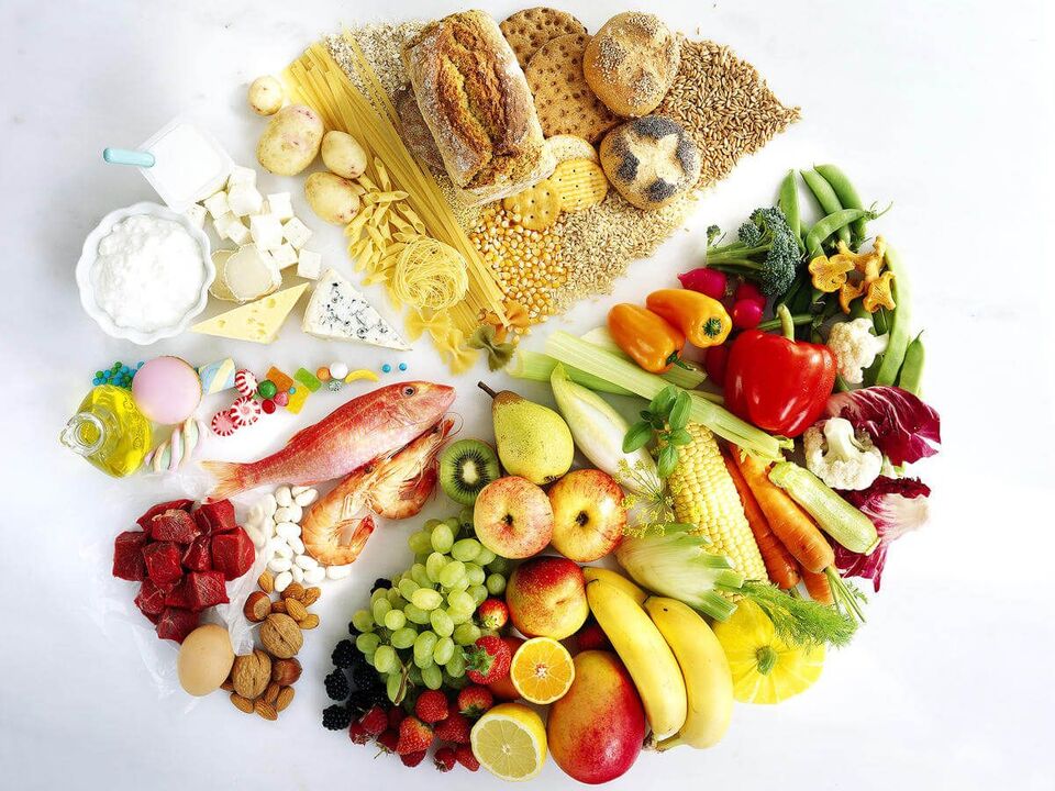 A balanced diet for weight loss