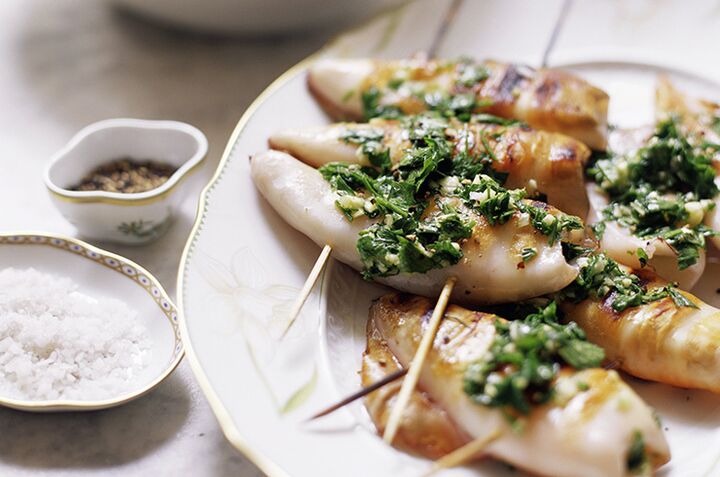 Filled with squid