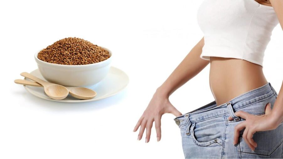 By eating buckwheat you can effectively lose weight